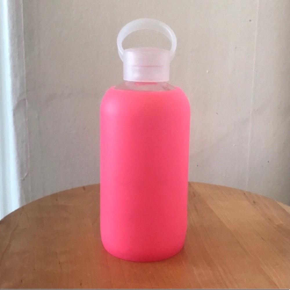 Bkr pink glass water bottle